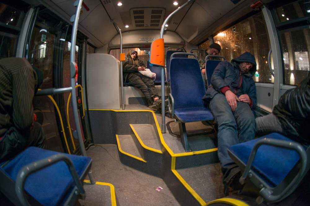 In pictures | Tbilisi’s night bus — a shelter on wheels