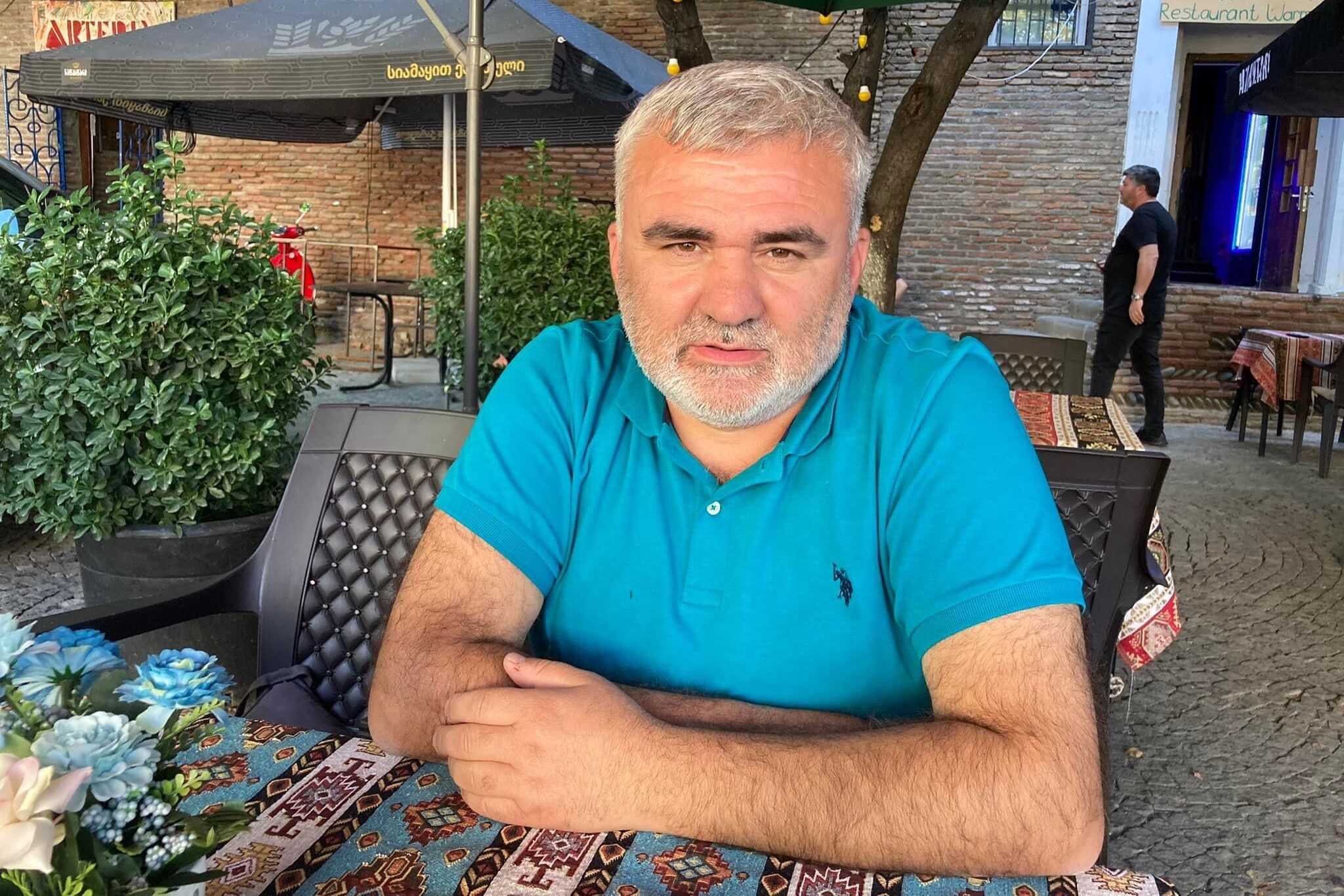 Azerbaijani journalist Afgan Mukhtarli. Photo: Mukhtarli's Facebook profile.