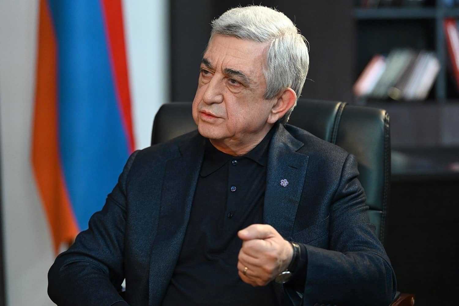 Armenia's third president Serzh Sargsyan. Image via Sargsyan's office.