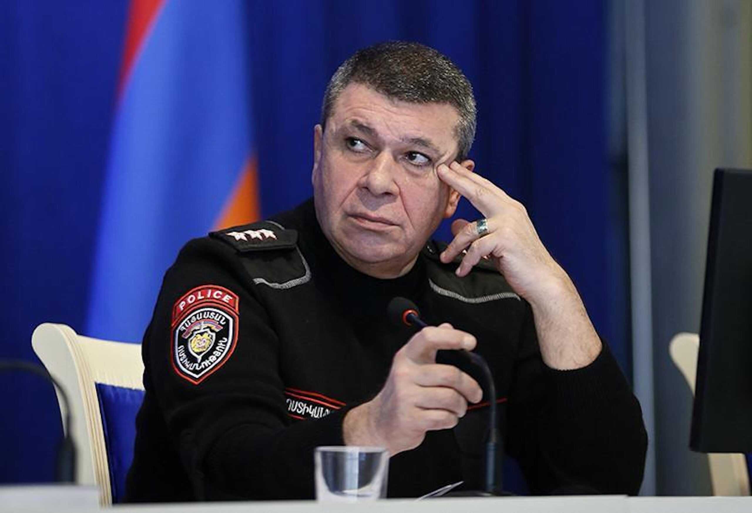 Vladimir Gasparyan, former Armenian police chief. Image via Hetq.