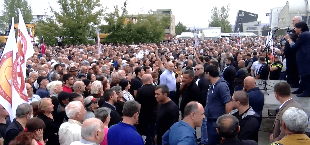 Alliance of Patriots rally thousands outside US Embassy in Tbilisi