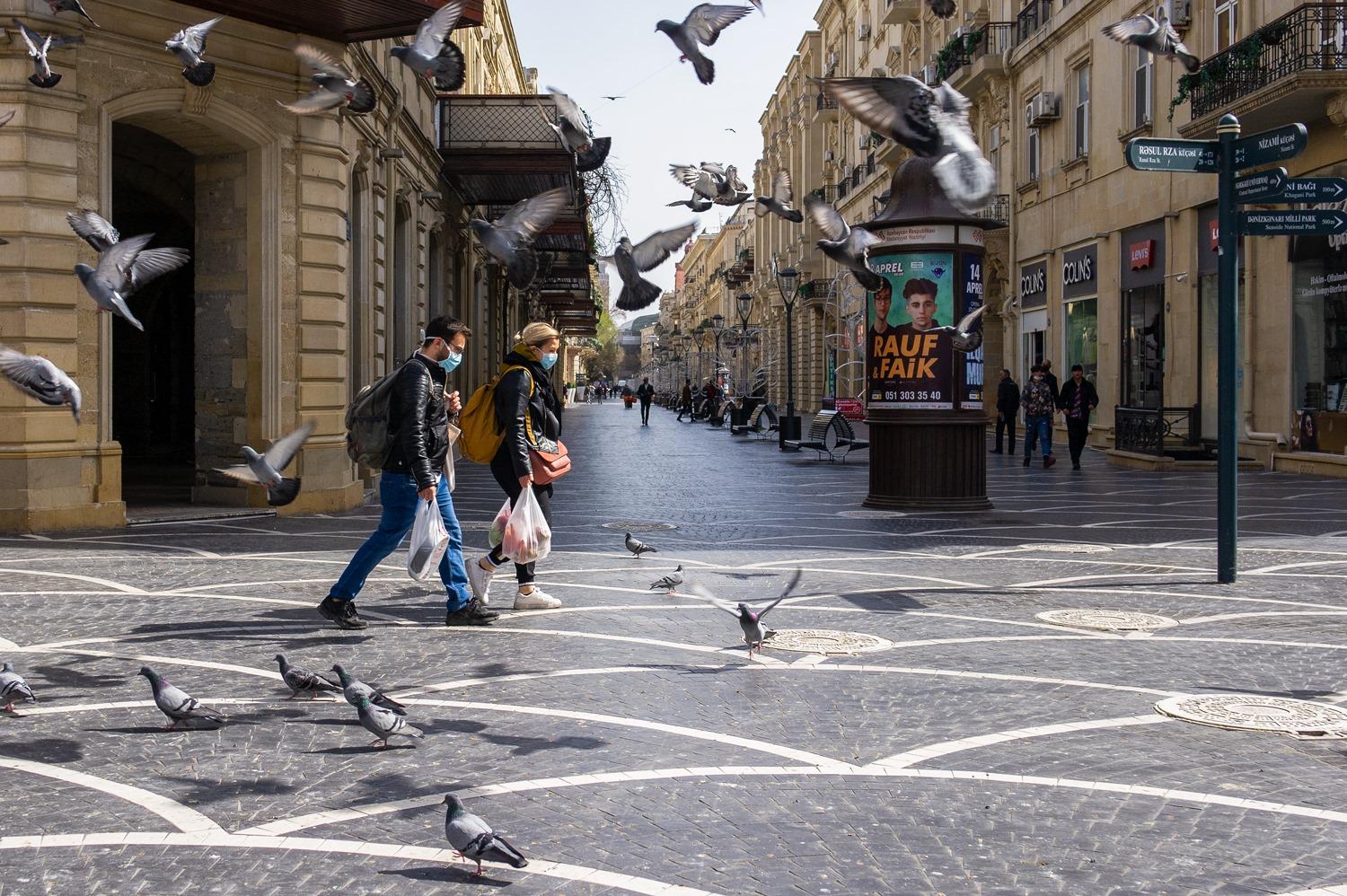 Baku during the lockdown. Photo: Denis Svechnikov.