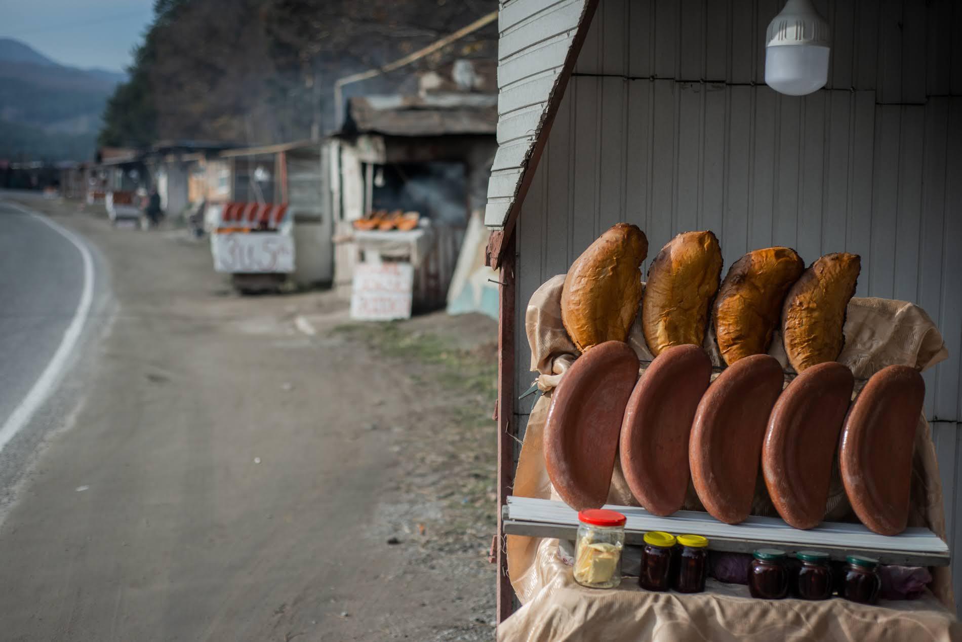 Nazuki sweet bread is an essential source of income for families in Surami. Tamuna Chkareuli/OC Media.