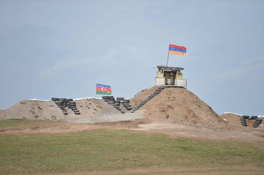 Armenian-Azerbaijani border. Photo: Armenian Public Radio. 